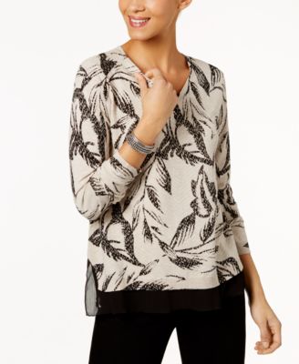 Style & Co - Layered-Look Sweater