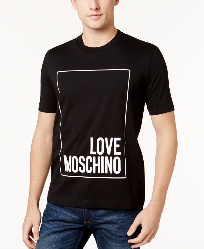 Love Moschino Men's Logo-Print T-Shirt & Reviews - T-Shirts - Men - Macy's