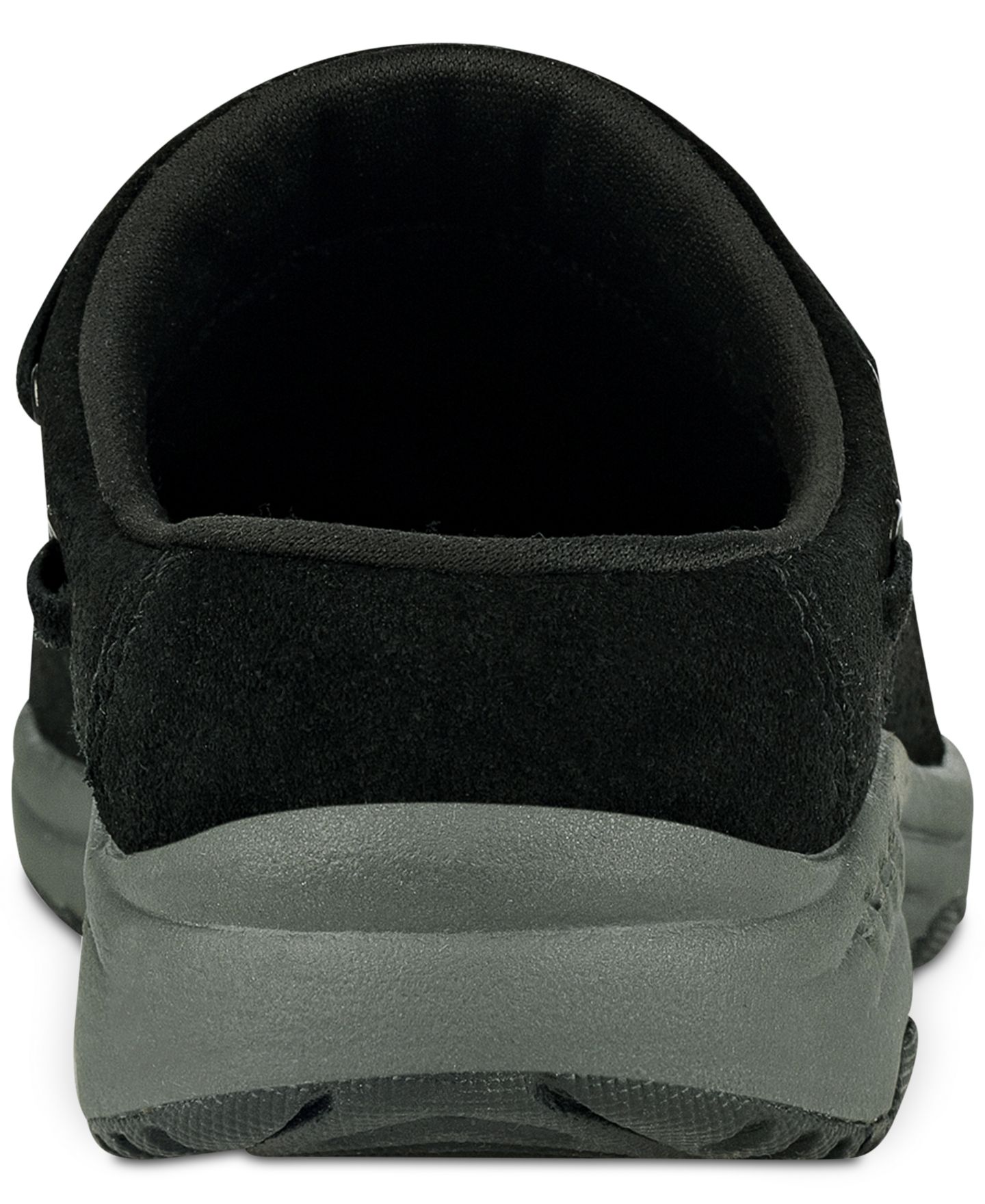 Женские кроссовки Easy Spirit Travelport Nautical Mule Walking, цвет: Чёрный замшевый — фото 3