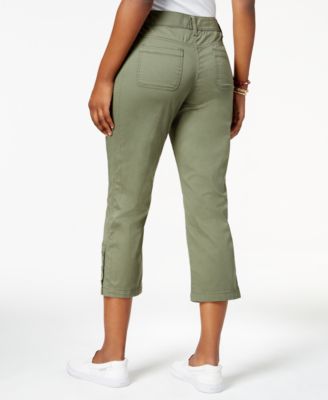 Style & Co Embroidered Capri Pants, Created for Macy's