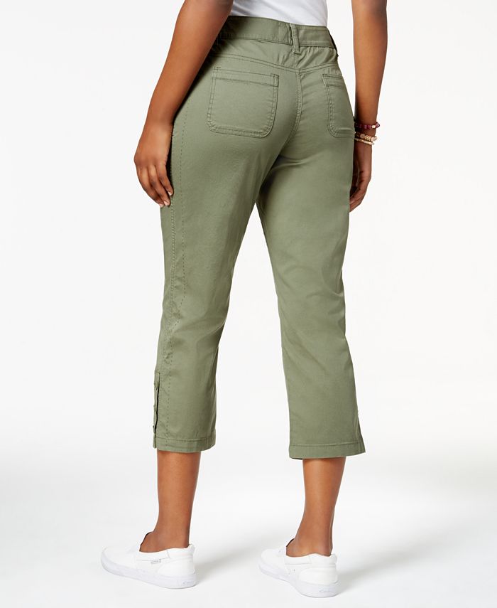 Style & Co Embroidered Capri Pants, Created for Macy's - Macy's