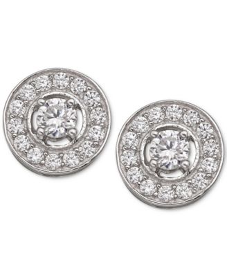 Giani Bernini - Cubic Zirconia Stud Earrings in Sterling Silver
