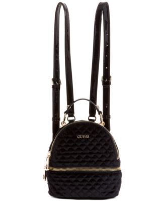 guess mini backpack black