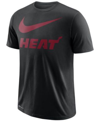 Nike Men's Miami Heat Swoosh Legend Team T-Shirt - Macy's