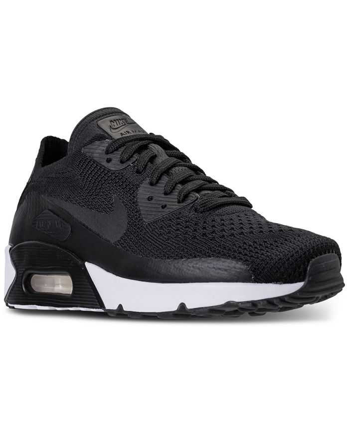 Nike Men's Air Max 90 Ultra 2.0 Flyknit Running Sneakers from Finish ...