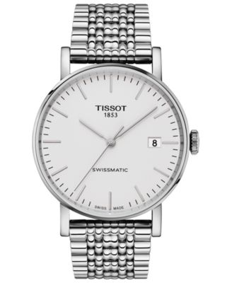 Tissot - Men's Swiss Automatic Everytime Swissmatic Stainless Steel Bracelet Watch 30mm