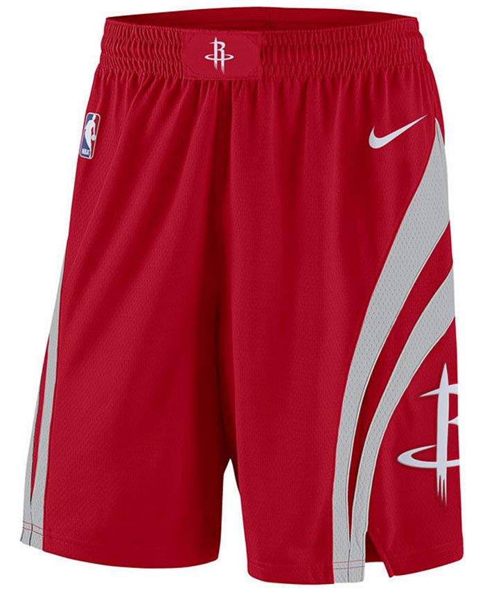 Nike Men's Houston Rockets Icon Swingman Shorts - Macy's