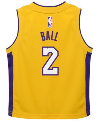 lonzo ball lakers jersey nike