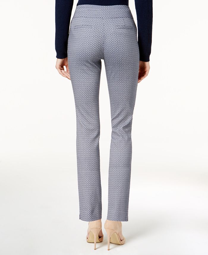 Charter Club Cambridge Patterned SlimLeg Pants, Created for Macy's