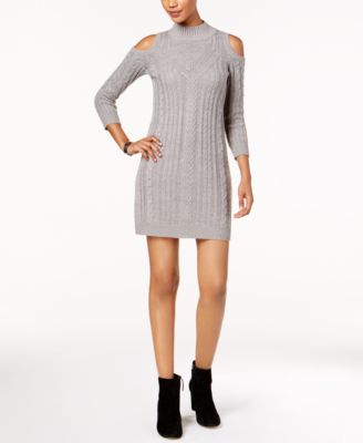 cold shoulder sweater dresses