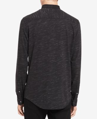 Calvin Klein Men's Jersey Heathered Shirt 