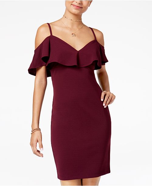 Emerald Sundae Juniors Cold Shoulder Bodycon Dress Reviews