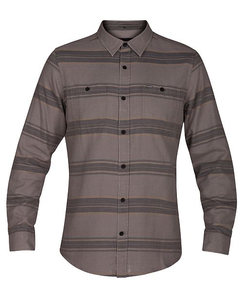 Hurley Men S Country Line Long Sleeve Shirt Reviews Casual