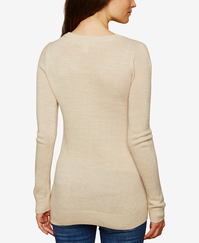 Motherhood Maternity Graphic Sweater Macy's
