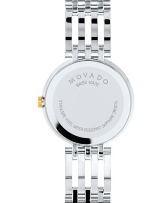 Movado Women's Swiss Esperanza Diamond (1/4 Ct. T.w.) Two-Tone PVD ...