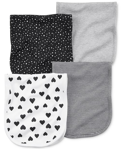 Carter S 4 Pk Printed Burp Cloths Baby Girls Reviews All