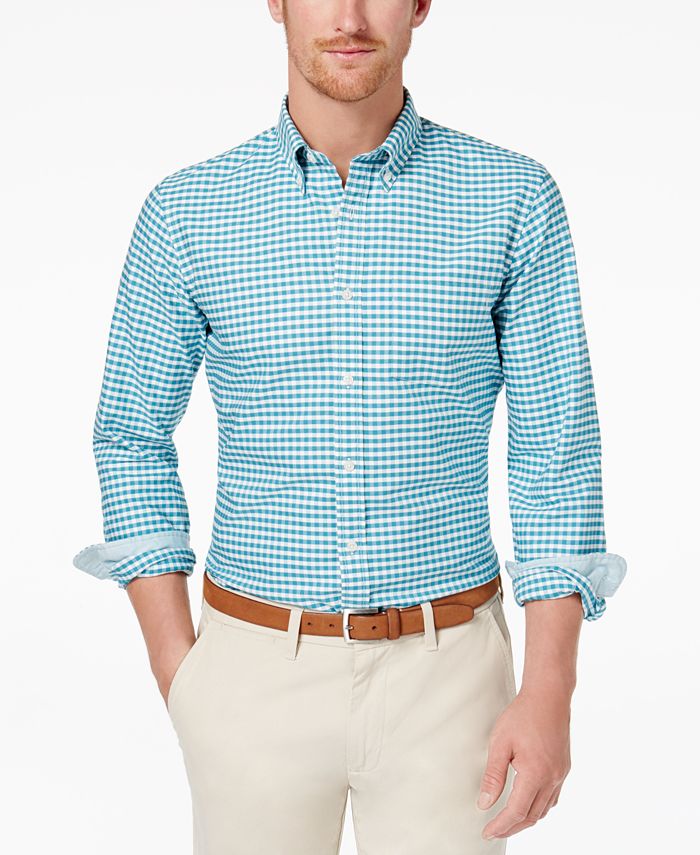 Brooks Brothers Men's Gingham Oxford Shirt - Macy's