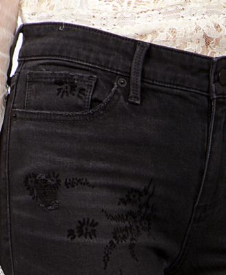 Lucky Brand Women's Ava Skinny Jeans – Mid Rise Distressed Denim With Stretch
