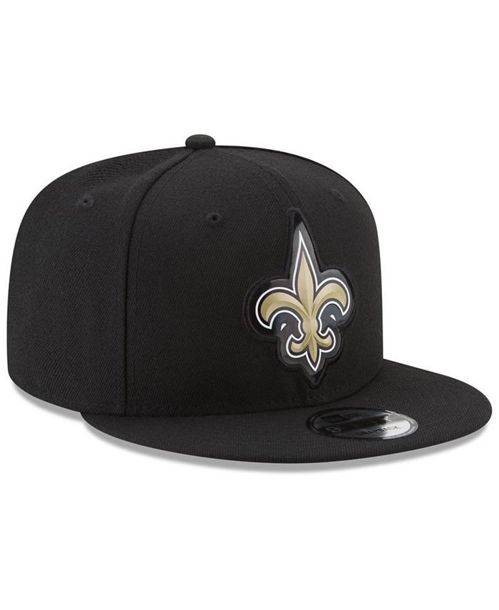 New Era New Orleans Saints Bold Bevel 9FIFTY Snapback Cap - Macy's