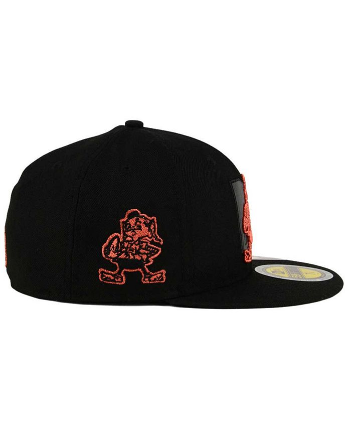 New Era Cleveland Browns State Flective Metallic 59FIFTY Fitted Cap ...