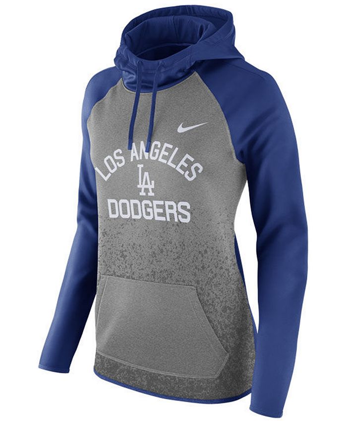 Nike Women's Los Angeles Dodgers Thermal Pullover Hooded Sweatshirt ...