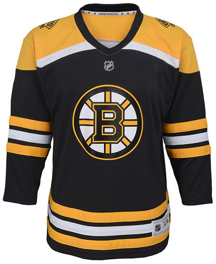 Youth Boston Bruins Patrice Bergeron Black Home Replica Player Jersey