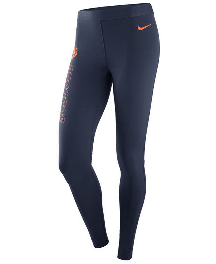 Nike Women's Denver Broncos Pro Tight Leggings & Reviews - Sports Fan ...