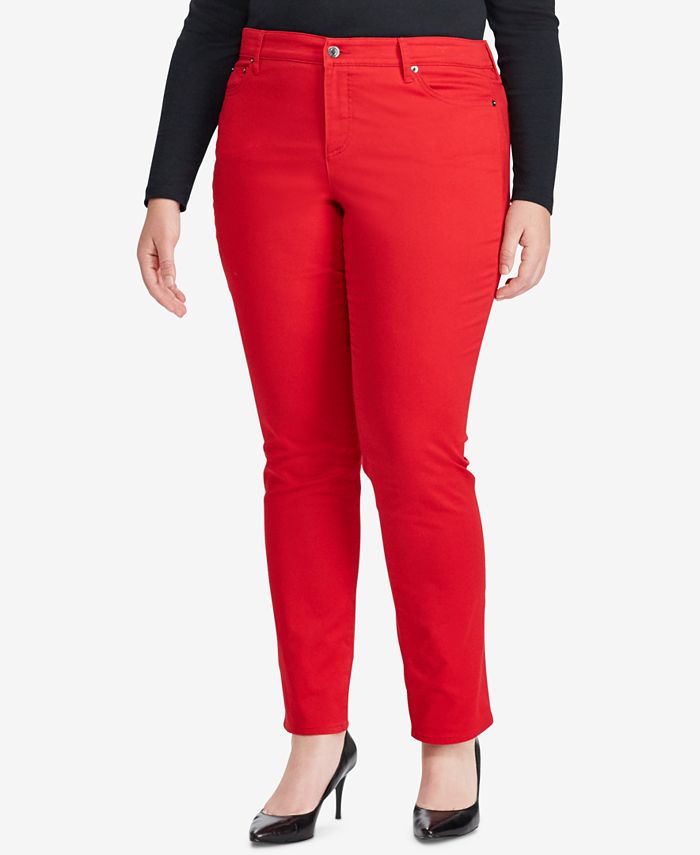 Lauren Ralph Lauren Plus Size Straight-Leg Jeans - Macy's