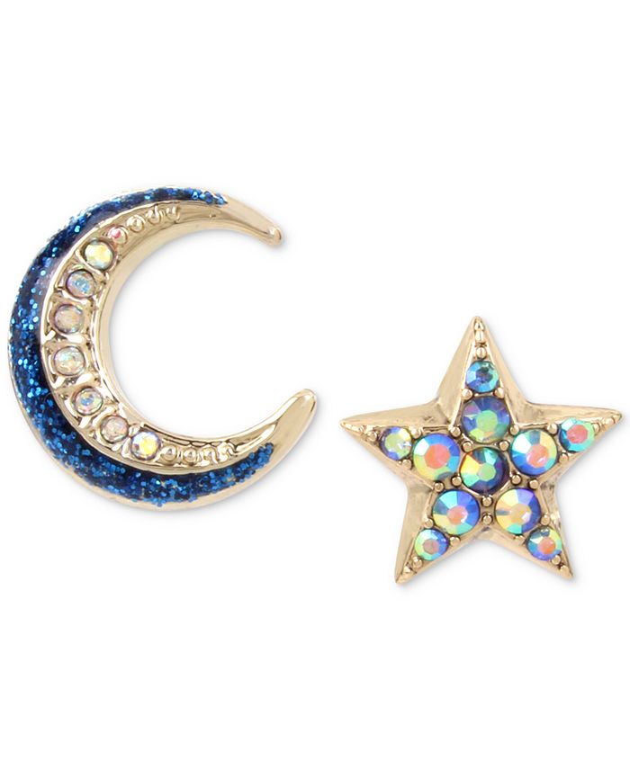 Betsey johnson moon and star earrings store
