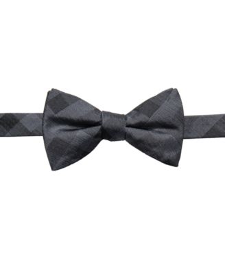 Ryan Seacrest Distinction - Men's Warwick Gingham Pre-Tied Silk Bow Tie, Created for Macy's