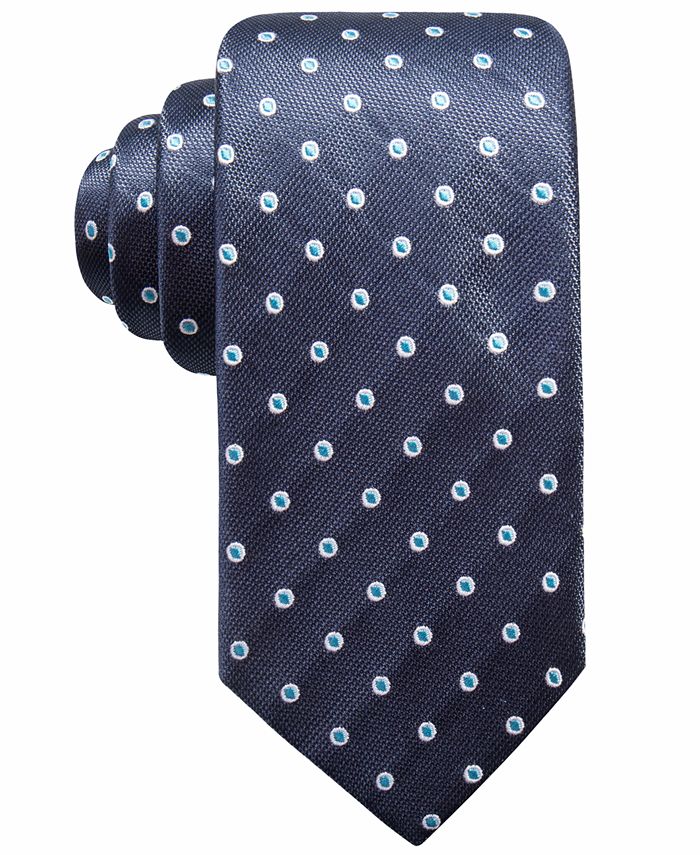 Ryan Seacrest Distinction Men's Derulo Dot Slim Silk Tie, Created for ...