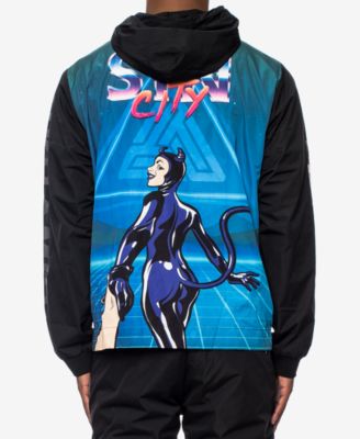 thumbnail image 2 of Minecraft Bomber Jacket For Boys, Zip-Up Graphic Print Varsity Jacket 2 of 10