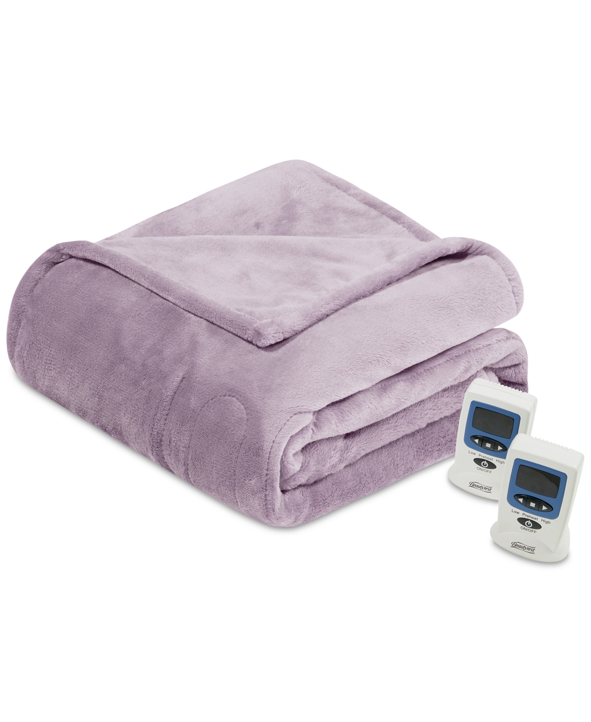 Beautyrest Plush Blanket, Full In Lavender
