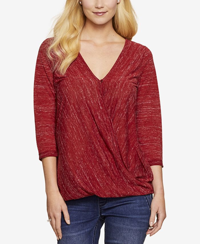 Jessica Simpson FauxWrap Nursing Top Macy's