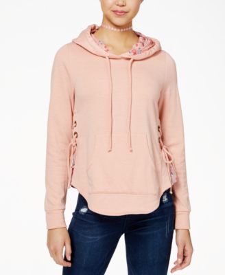 Self Esteem - Juniors' Lace-Up Hoodie