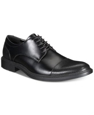 Chaussures Oxford Homme Kenneth Cole Reaction - Cuir Noir - Taille 10.5 US (44 EU) - Occasion