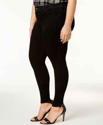 Trendy Plus Size Mid Rise Infinite Stretch Dawson Super-Skinny Jeans