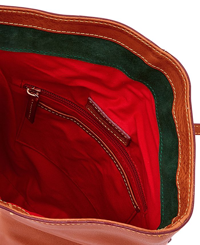 Dooney & Bourke Florentine Leather Toggle Crossbody Bag - Macy's