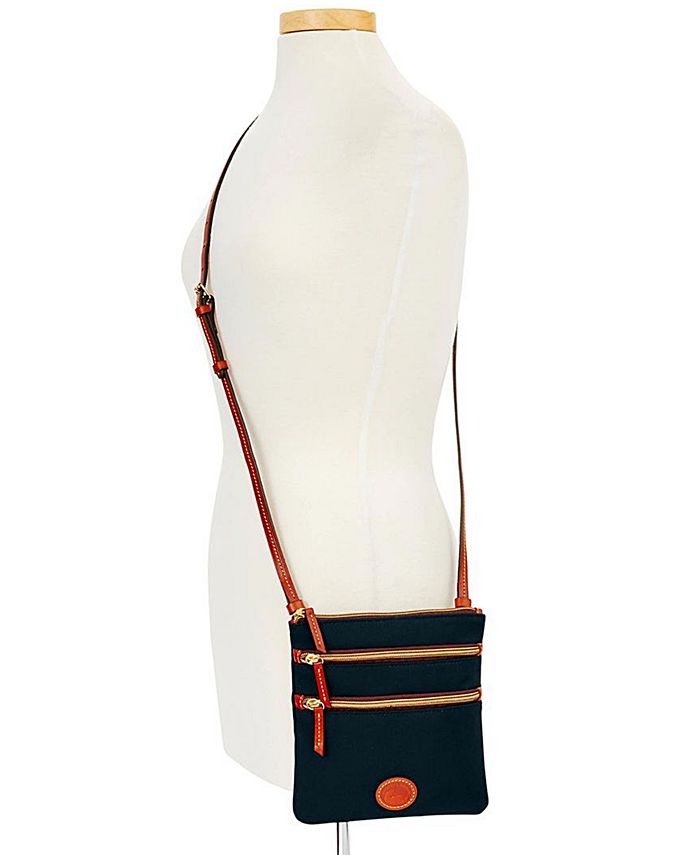 Dooney & Bourke North South Triple Zip Nylon Crossbody Macy's