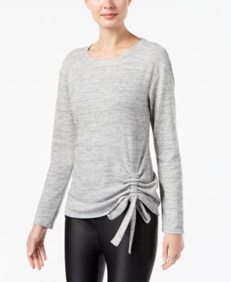 INC International Concepts - Ruched Tie-Detailed Sweater
