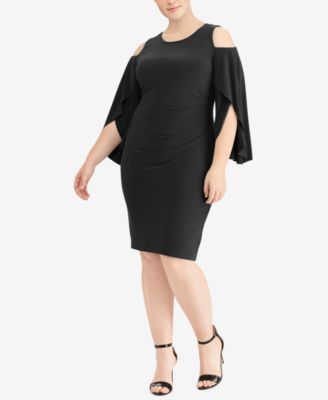 Lauren Ralph Lauren - Plus Size Cold-Shoulder Dress
