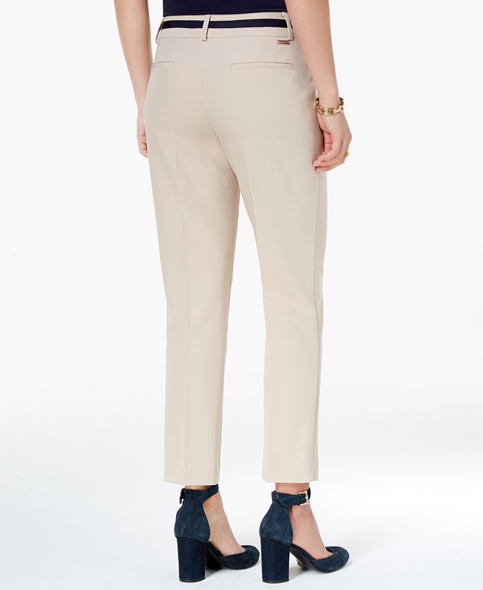 Tommy Hilfiger Colorblocked-Waist Trousers, Created for Macy's - Macy's