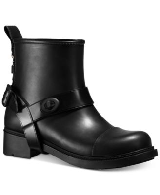 coach moto rain bootie