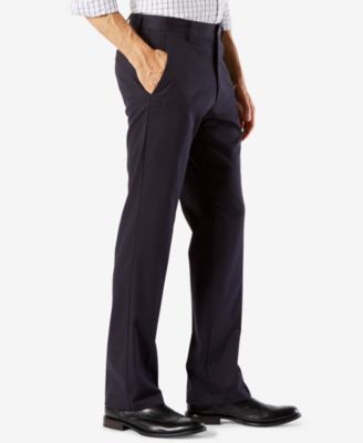 Men's Easy Straight Fit Khaki Stretch Pants