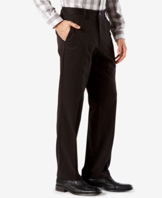 Men's Easy Straight Fit Khaki Stretch Pants