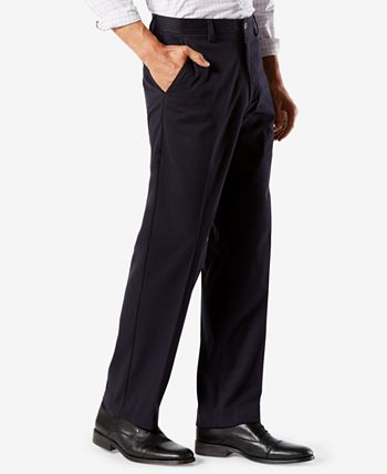 Dockers Men s Easy Classic Pleated Fit Khaki Stretch Pants Macy s