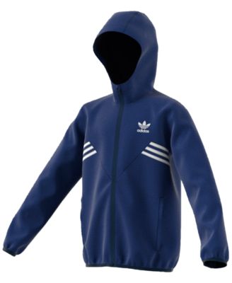 adidas - Hooded Windbreaker Jacket, Big Boys (8-20)