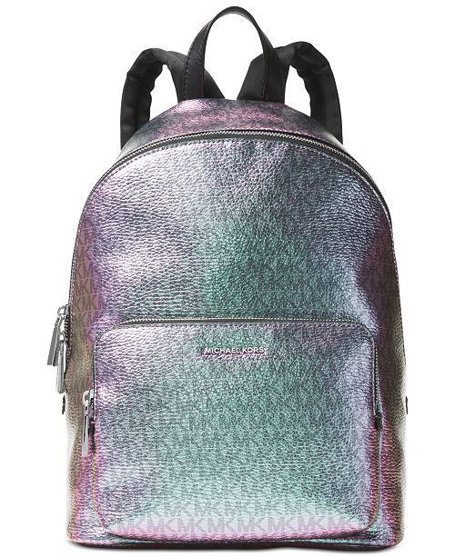 Michael Kors Wythe Metallic Large Backpack & Reviews - Handbags & Accessories - Macy&#39;s
