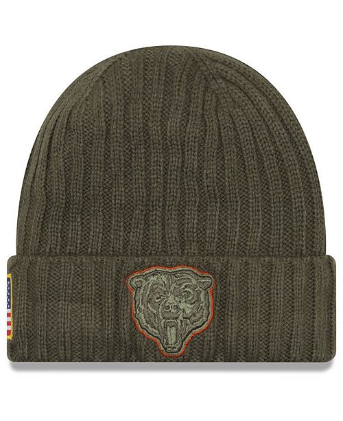 New Era Chicago Bears Salute To Service Cuff Knit Hat Reviews Sports Fan Shop By Lids Men Macy S