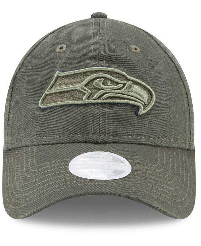 New Era Seattle Seahawks Cap 7 3/4 Navy Blue - Depop - View #11